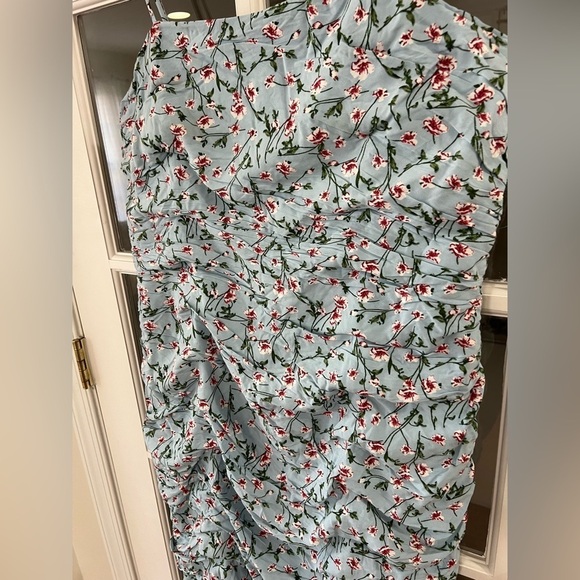 Bardot Ruched Midi Dress - Size 10 - Picture 4 of 7